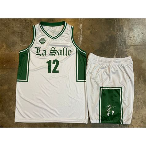 LA SALLE GREEN ARCHERS WHITE & GREEN REVILLA | MENDOZA | CUSTOM Basketball Jersey | Full ...