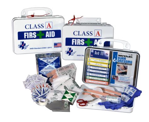 2015 ANSI OSHA First Aid Kit 18 Unit Metal LifeSavers Inc