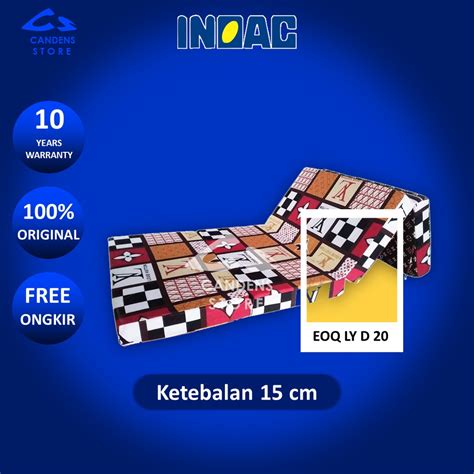 Jual Kasur Busa LIPAT 4 INOAC ORIGINAL Ukuran 200x90x15 Cm Garansi 10