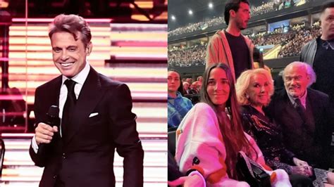 VIDEO Luis Miguel bajó del escenario y saludó a Mirtha Legrand que fue