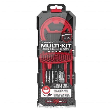 Kit De Nettoyage Gun Boss Pour Fusils Calibre 22 REAL AVID Conditions