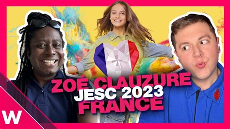 Zoé Clauzure Cœur France Junior Eurovision 2023 Reaction YouTube