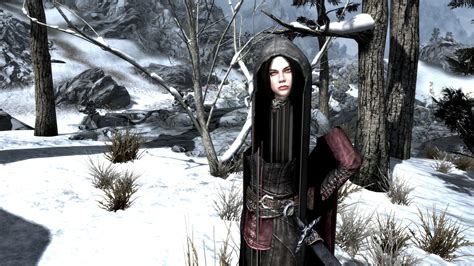 Hood Plus Hair For HDT SMP Hair Physics Serana At Skyrim Special