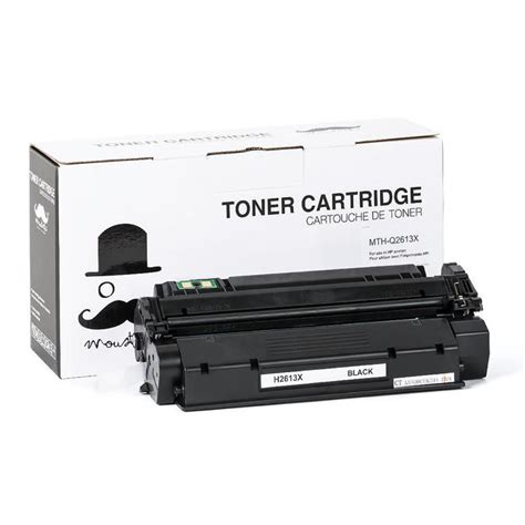 Compatible HP 13X Q2613X Black Toner Cartridge High Yield Moustache