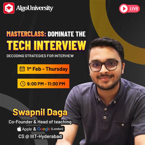 AlgoUniversity | Dominate the Tech Interview