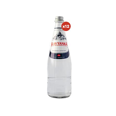 Газированная вода Slavyanka в стеклянной бутылке, 0.75 л, 12 шт ...