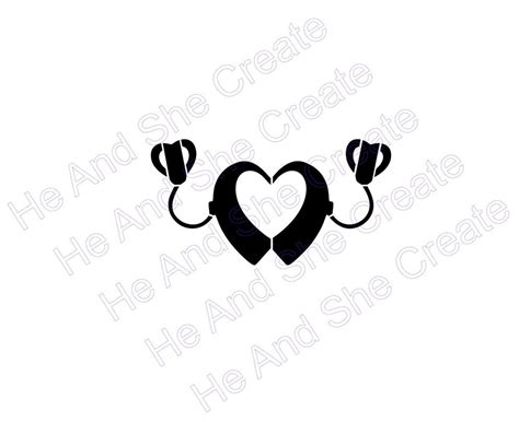 Sign Language Stencil Cochlear Implant Heart Stencil Hearing Aid Heart Stencil Asl Stencil Etsy