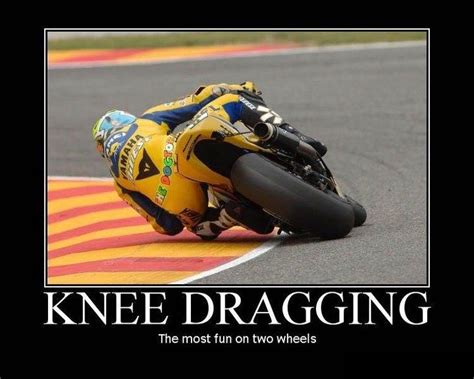 Knee Dragging Funny Motorcycle Valentino Rossi Motorcycle Humor