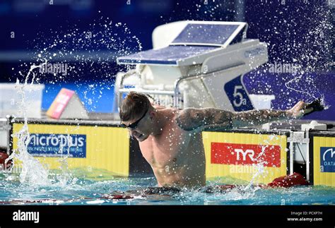 Great Britain S Adam Peaty Celebrates Breaking His Own World Record After Winning The Men S 100m