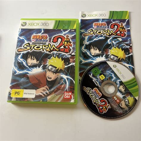 Naruto Shippuden Ultimate Ninja Storm 2 Xbox 360 Complete Wmanual