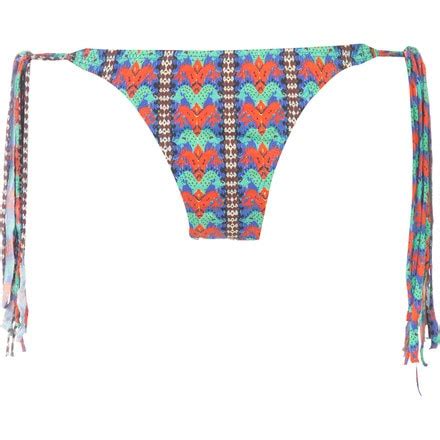 Sofia By Vix Kiev Long Tie Fringe Full Bikini Bottom Women S