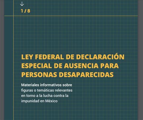 Cuadernillo 01 JTMX Regulación de la declaración especial de ausencia