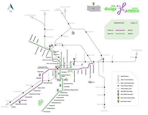 Bangalore Metro Map Timings Route Stations Progress