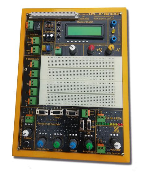 Módulo Didático de Eletrônica Analógica Avançado MPLA1201EX2 Grupo