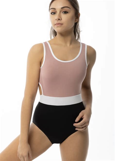 CHROMATIC SCOOP FRONT TANK ADULT LEOTARD Jazz Rags Dancewear