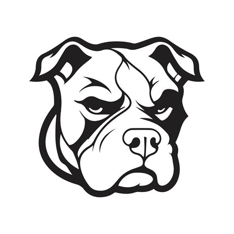 Bulldog Mascot Logo Hand Drawn Illustration Suitable For Logo