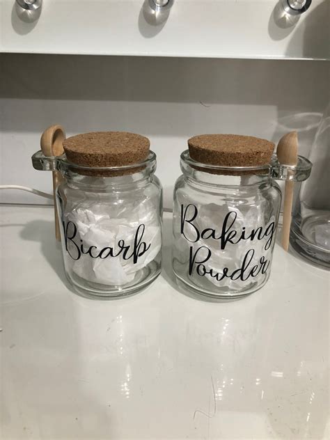 8oz Glass Jars With Cork Lid And Wooden Spoon Etsy