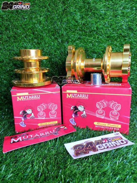 Suzuki Raider Mutarru Cnc Lighten Hub Gold Lazada Ph