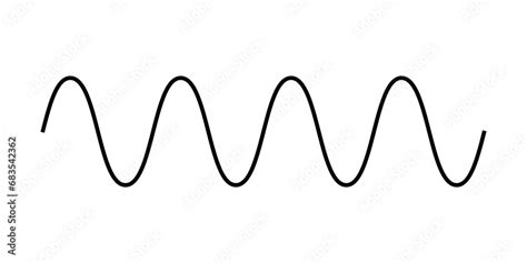 Vetor De Sinusoidal Wave Signals Parts Of A Wave Scientific Resources