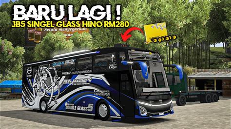 Promo Mod Jb Singel Glass Hino Rm By Mn Art Terbaru Bussid V