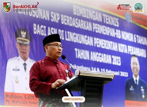 Bkpsdm Pekanbaru Sosialisasikan Regulasi Terbaru Penyusunan Skp Tahun