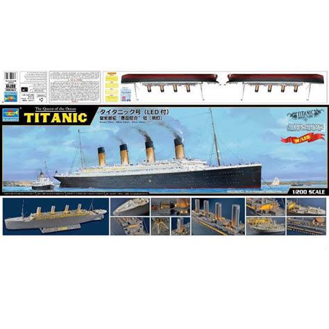 Trumpeter 1/200 Titanic (w/ LED Light Set) Kit - Hobbies N Games