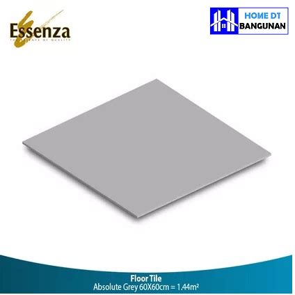 Jual Granit 60x60 Abu Polos Glossy Essenza Absolute Grey Granit