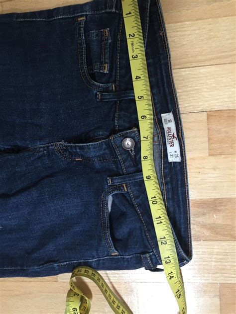 Hollister Jeans R Ripped Skinny Blue Denim Low Rise Ebay