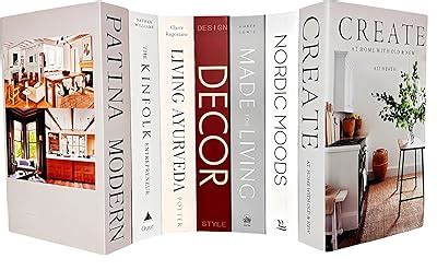 Amazon Pcs Faux Books For Decoration Designer Luxury Modern Fake