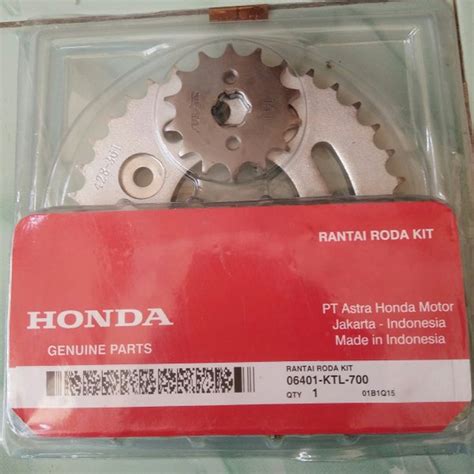 Jual Gear Set Rantai Roda Supra Fit New Revo Lama Original Ahm Di Lapak