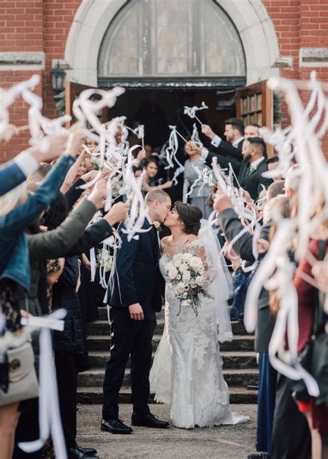 Ribbon Wedding Wands Send Off Idea Ceremony Exit Ribbon Wedding