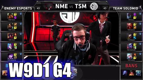 RE UP Enemy ESports Vs TSM S5 NA LCS Summer 2015 Week 9 Day 1 NME