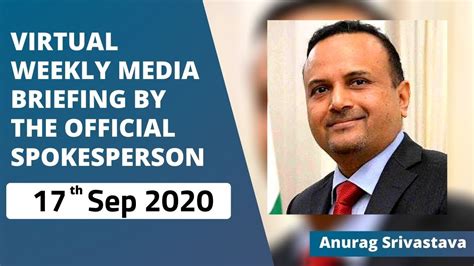 Virtual Weekly Media Briefing By The Official Spokesperson 17