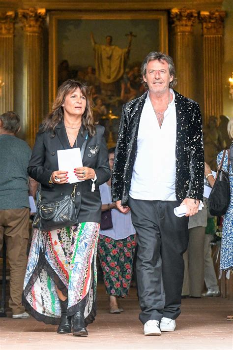 Photo Jean Luc Reichmann Et Sa Femme Nathalie Lecoultre Mariage D