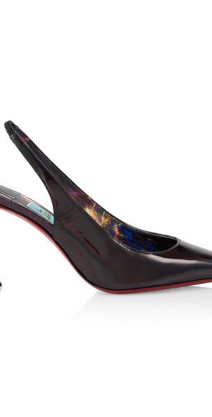 Christian Louboutin Women S X Marvel 85MM Crystal Embellished Patent