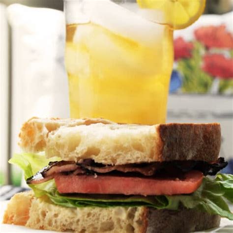 Applewood Bacon Blt With Maple Mayo Lizzy Loves Food