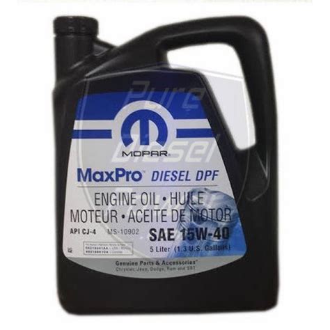 Mopar 68218941AA Diesel Motor Oil 15W40