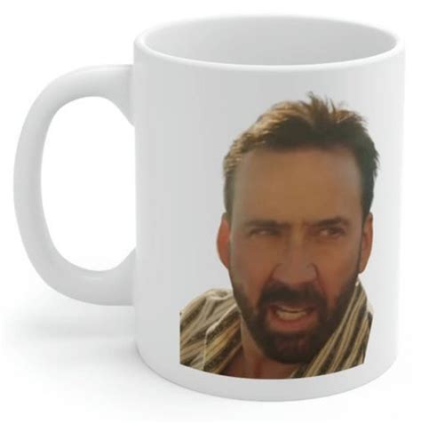 Nicolas Cage and Pedro Pascal Meme Mug - Etsy