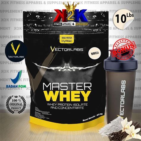 Jual Vectorlabs Master Whey Lbs Kg Shopee Indonesia