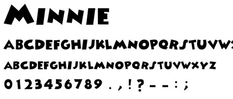 Minnie Mouse Font