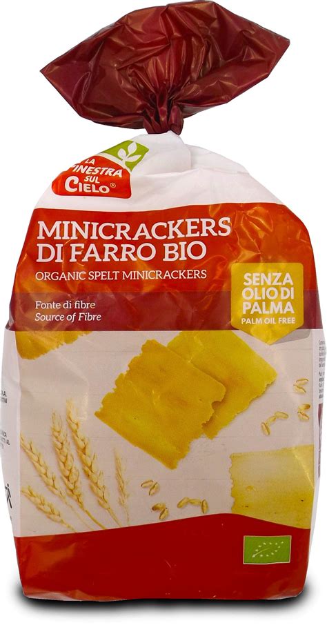 Mini Crackers Di Farro LA FINESTRA SUL CIELO Agricoltura Biologica