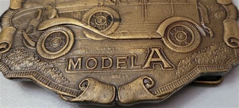 Ford Model A Vintage Belt Buckle Gem