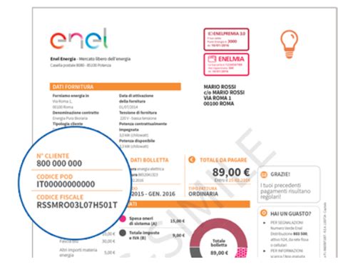 Pagamento Bolletta Autolettura Ed Altro Via Sms Enel Energia Enel It