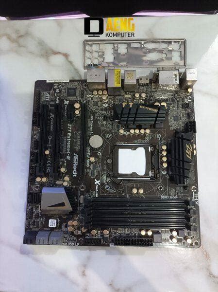 Motherboard Mainboard Mobo Gaming Merk Asrock Z Extreme M Socket