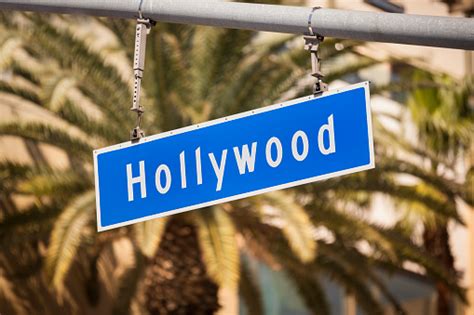 Hollywood Boulevard Street Sign Stock Photo Download Image Now