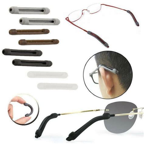 Pairs Anti Slip Glasses Ear Hooks Tip Eyeglasses Grip Temple Holder