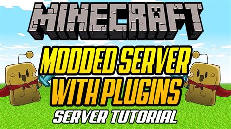 How To Make A Modded Server With Plugins Minecraft Sponge Forge