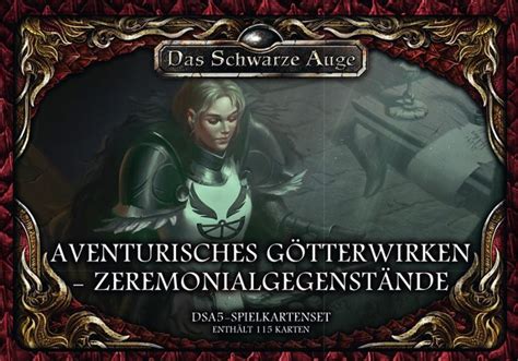 DSA 5 Spielkarten Set Aventurisches Götterwirken Zeremonialgegenstände