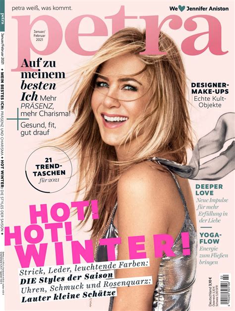 JENNIFER ANISTON in Petra Magazine, January/February 2021 – HawtCelebs