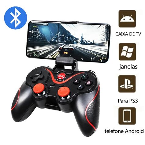 Terios T3 X3 Controlador De Jogo Sem Fio Bluetooth Gamepad Joystick